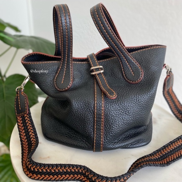 Tod's Handbags - Tod’s Stitched Leather 2 Way Braided Leather Satchel